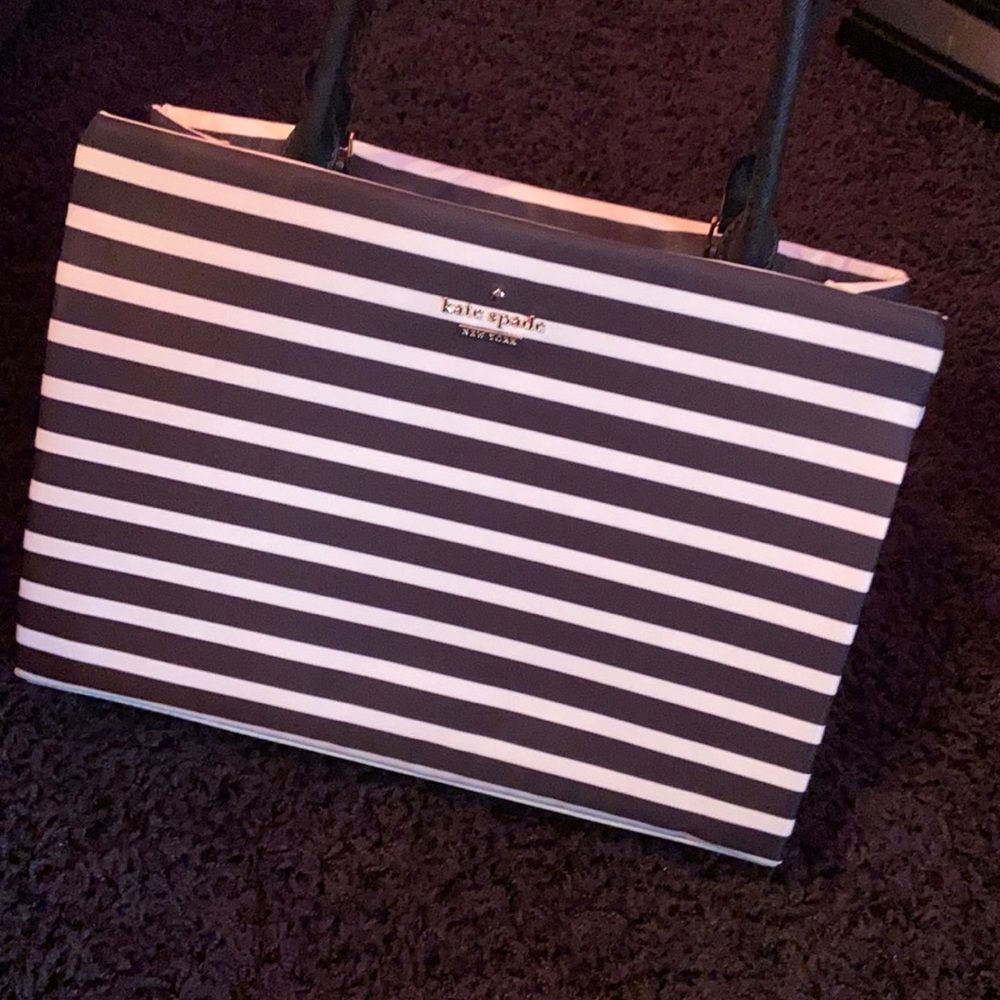 Kate Spade Striped Nylon Bag
